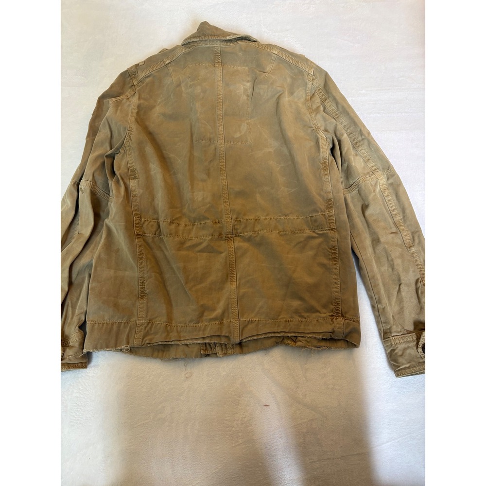 Ruehl No 925 Jefferson Jacket Mens XL Tan Cotton Canvas Military Field Coat - Picture 6 of 6